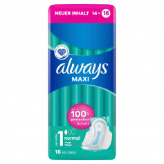 ALWAYS Maxi serviettes hygiéniq Normal aile