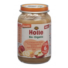 Holle pomme & banane avec épeautre