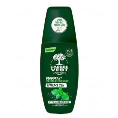 L'ARBRE VERT déodorant vapo menthe français